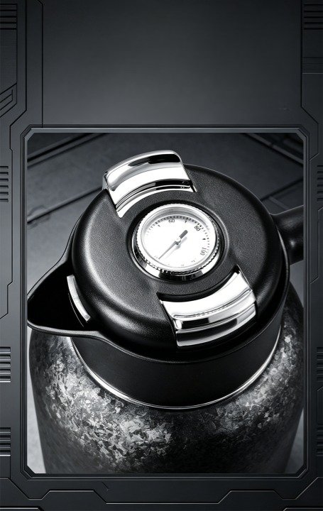 Premium Pure Titanium Insulated Flask detail
